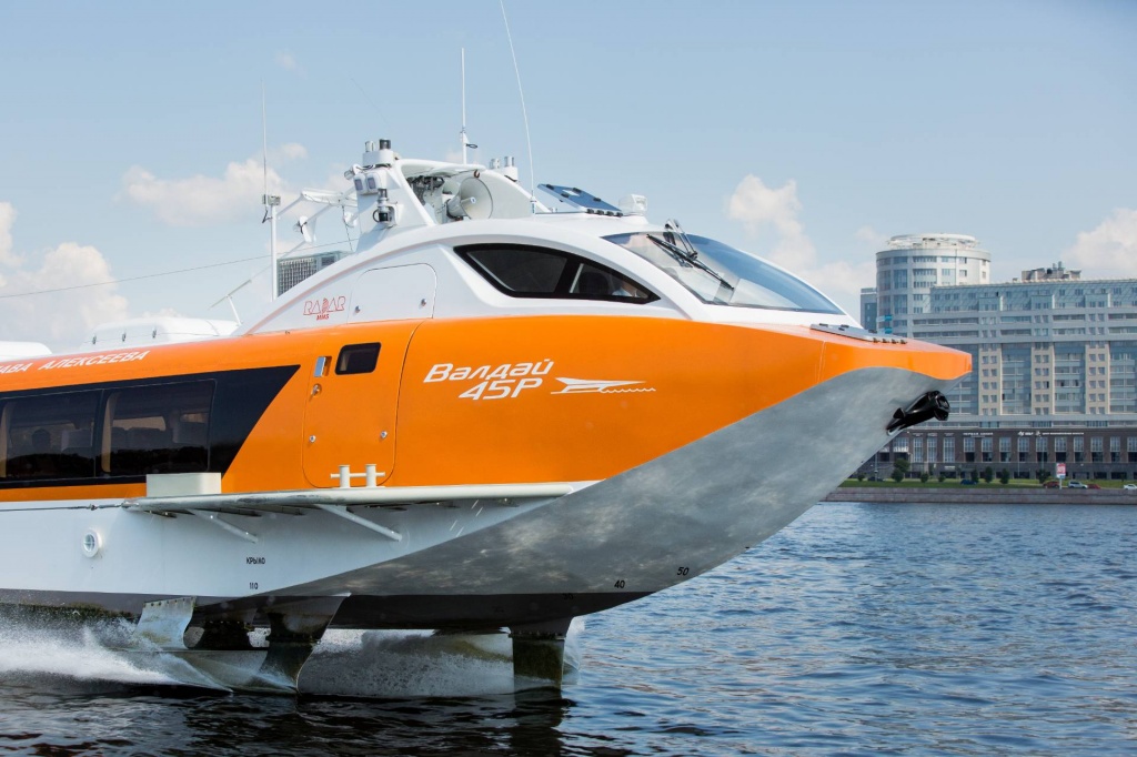 Around 9 tonnes of aluminium are required to produce one hydrofoil vessel.