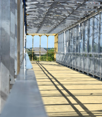 Pedestrian bridges in Nizhny Novgorod