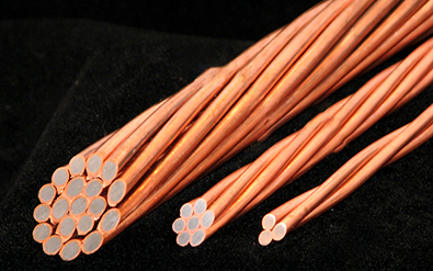 Bimetallic wire rods for cables