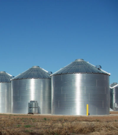 Aluminium granaries