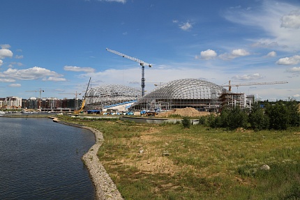 Алюминиевые купола для аквапарка