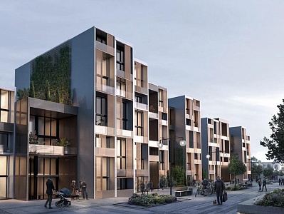 Применение блочно-модульной технологии на 50% сокращает трудоемкость строительства зданий 